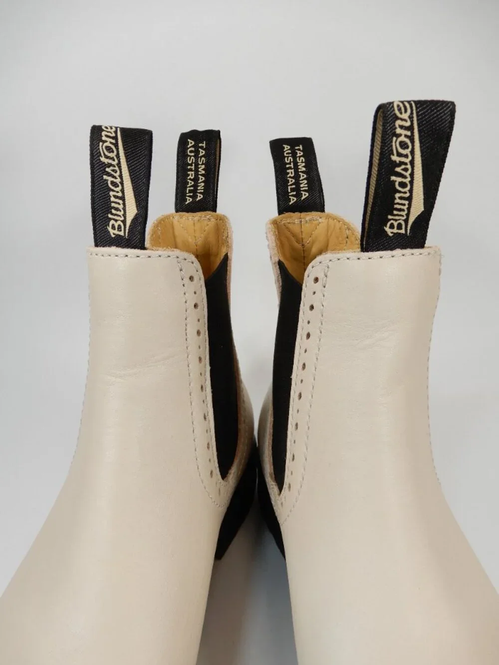 Blundstone Originals #2156 Women's High Top Boots US Size 7 Pearl Leather NEW - Picture 6 of 16